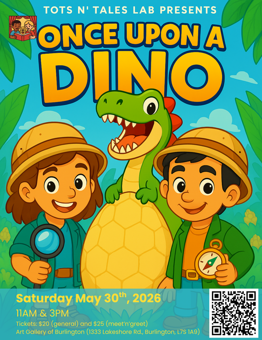 Once Upon A Dino @ Art Gallery of Burlington - 11am
